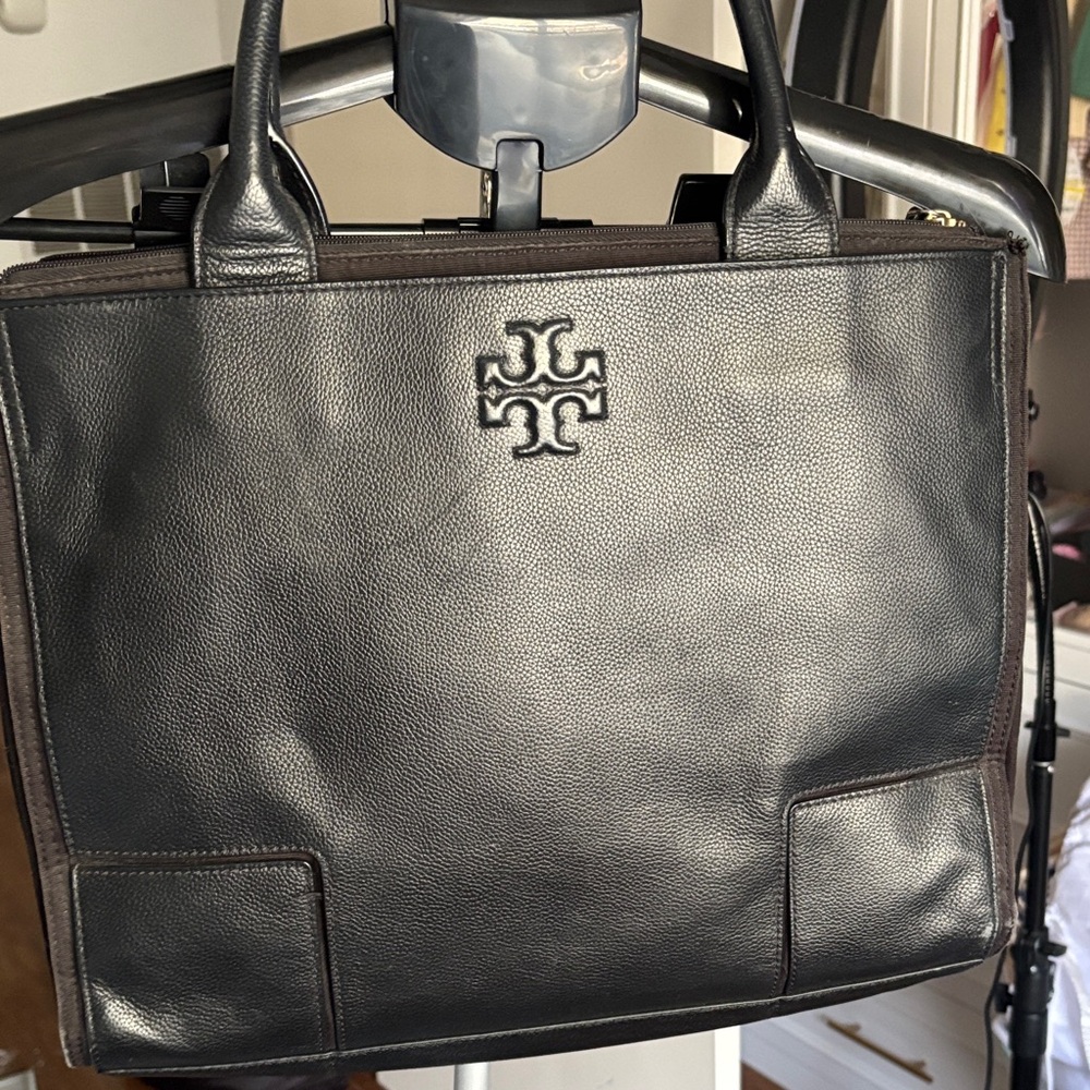 Tory Burch Black Leather Tote